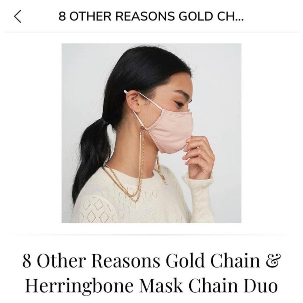 NWT 8 Other Reasons Mask Chain Duo